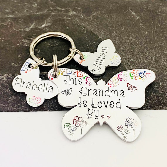 Mother/'s day gift //Happy Birtday gift Keyring mum mummy nana nan Gran Auntie 2