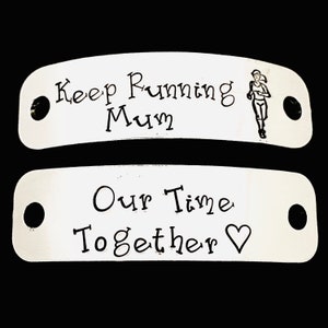 Personalised Trainer Tags For Mum, Mothers Day Present For Mummy, Running Gifts For Her, Marathon Runner Gift For Women, Running Accessories