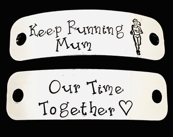 Personalised Trainer Tags, Mothers Day Gift For Mum, Marathon Runner Gift For Women, Running Accessories, Birthday Present For Mum, Friend