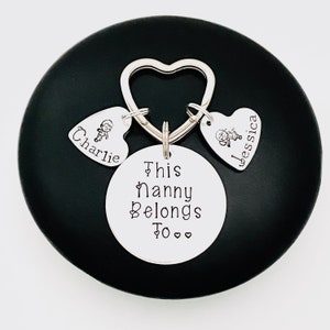 Mother/'s day gift //Happy Birtday gift Keyring mum mummy nana nan Gran Auntie 2