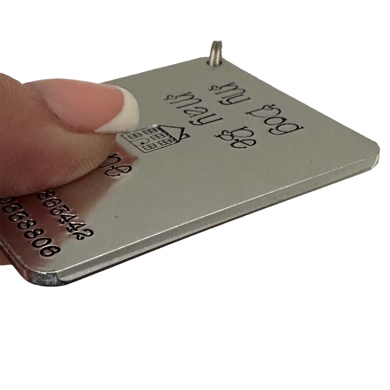 May include: Silver keyring with the text "Be my guest & play" and a house icon. The back of the keyring has a phone number.