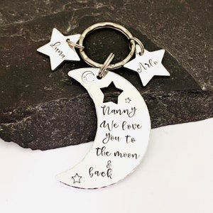 Mother/'s day gift //Happy Birtday gift Keyring mum mummy nana nan Gran Auntie 2