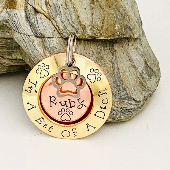 Funny dog top tags etsy