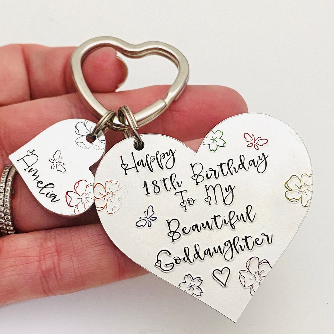 personalised-18th-birthday-keyring-gift-granddaughter-gift-etsy