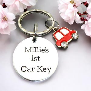 Portachiavi In Acciaio 'Drive Safe' Per Neopatentati | Regalo Per Test Di Guida E 17° Compleanno, Con Messaggio Di Sicurezza, Ideale Da Mamma E Papà (4,5x4,5 Cm) - 6