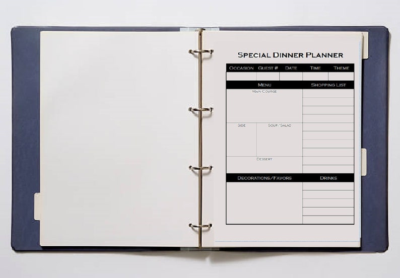 Event Planning Bundle Home Binder Printable Etsy