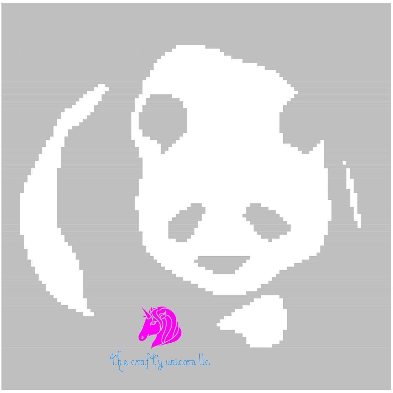 Panda Crochet Graph Pattern - Etsy
