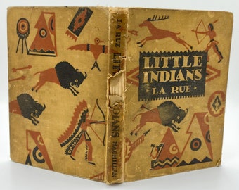 CUSTOM Vintage Book Journal / Coptic Bound, Repurposed Book / Rebound Book / Handmade Journal / Little Indians