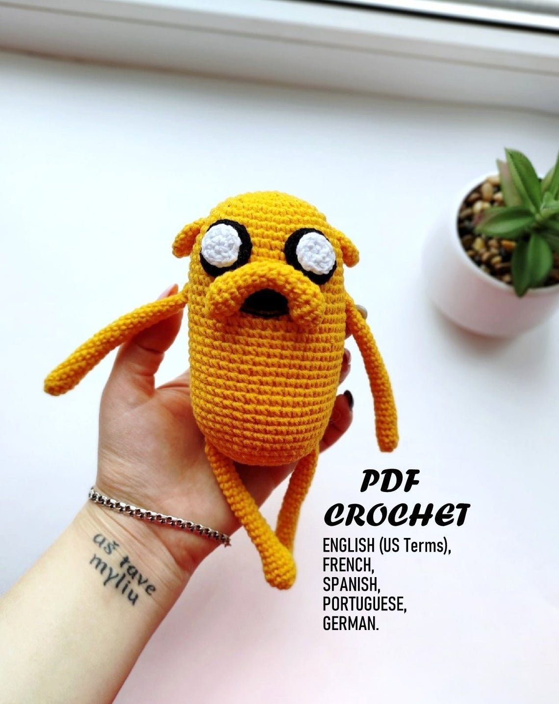 Jake the dog Crochet Pattern PDF Crochet Pattern Amigurumi Etsy