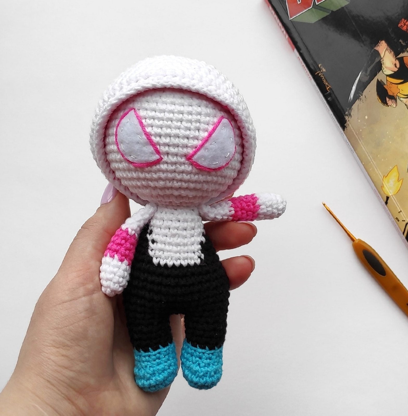 Spider-Gwen Crochet Pattern Gwen Stacy crochet PDF Amigurumi | Etsy