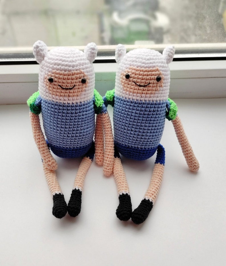 Adventure Time crochet pattern discount Set of 2 PDF Jake the dog Crochet Pattern Amigurumi tutorial Finn the Human Crochet Pattern