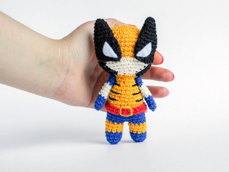 Wolverines Crochet Doll Pattern PDF Amigurumi superhero Etsy