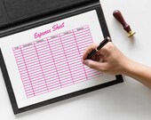 Expense Tracker - Business Expenses - Spending Tracker - Budget Organizer