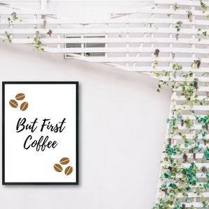 Coffee, Coffee Bar Sign, Coffee Bar, Coffee Art, Coffee Wall Sign, Coffee Printable, Kitchen Office Decor, Break Room, Farmhouse Decor
