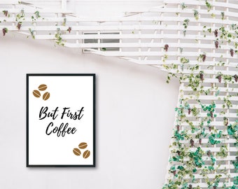Café, Letrero de cafetería, Arte con café, Letrero de pared con café, Imprimible de café, Decoración de cocina y oficina, Sala de descanso, Decoración de granja
