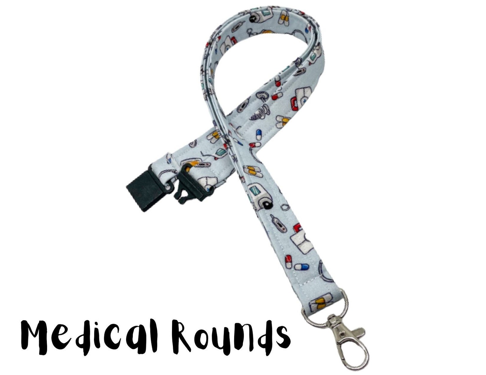 Lanyard medical Lanyards Lanyard for ID Lanyard for keys Etsy