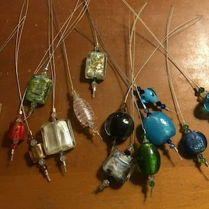 Set of 2 Handmade Beaded Punch Needle Threaders-One of a kind-Randomly Chosen