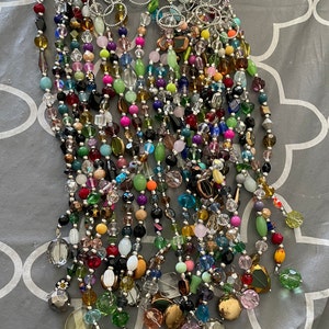 STORE CLOSING:  5 Sparkly Glass Beaded Strand-Sun catcher, Wall/Window Hanging, Decor-Assorted Styles & Lengths-Randomly Chosen