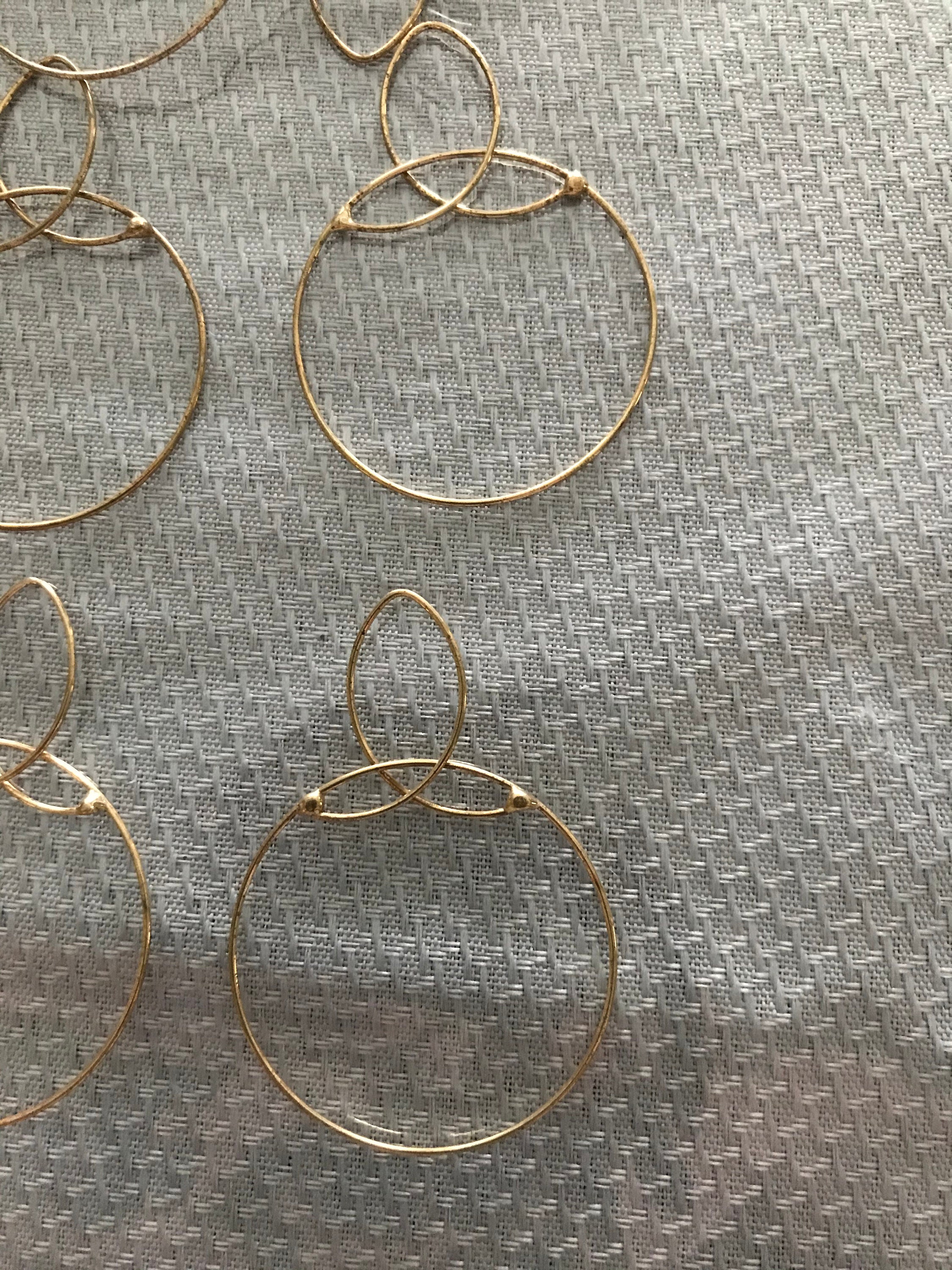 26 Earring or Pendant Blanks for Jewelry Designgoldtonefor Etsy UK