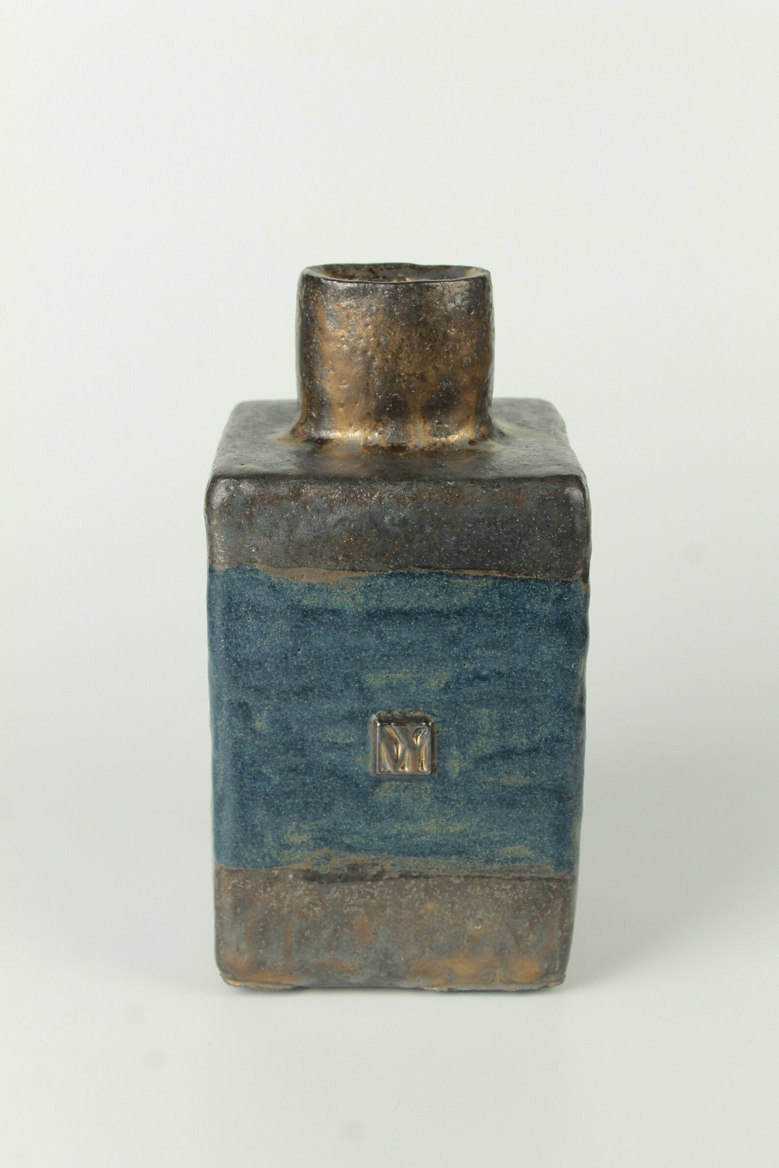 Handmade Rectangular Ceramic Vase, Amazing Color Combination, Eye ...