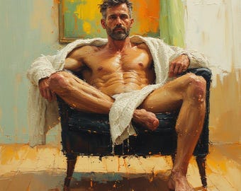FIGURE in DISSOLUTION II - Male Figurative Fine Art Print