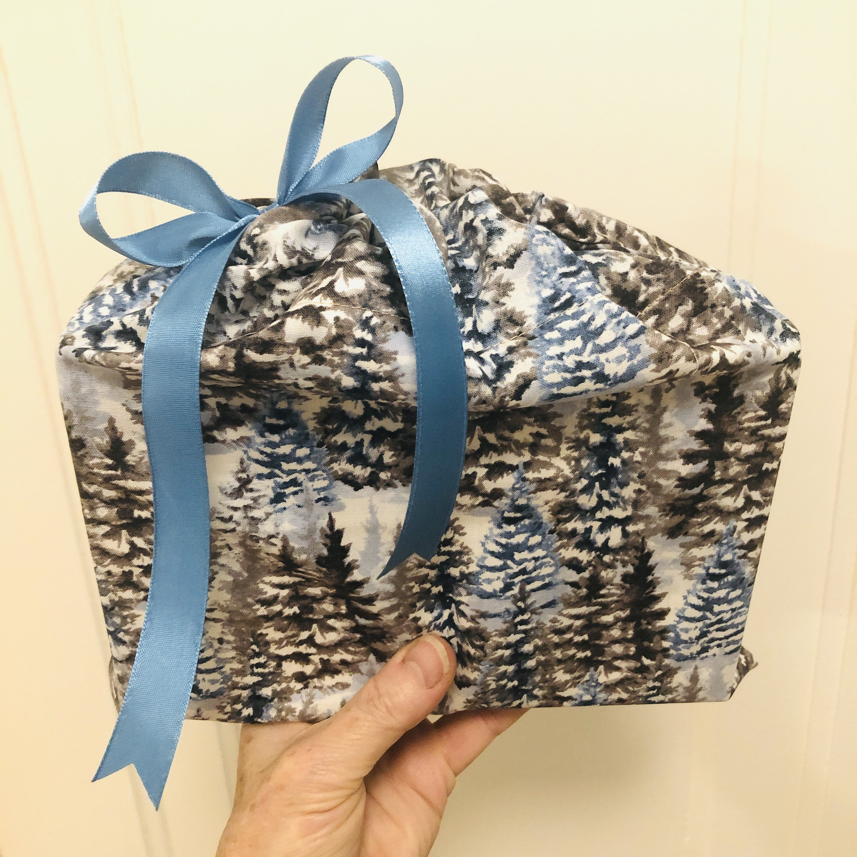 Holiday / Christmas reusable gift bags zero packaging fabric Etsy