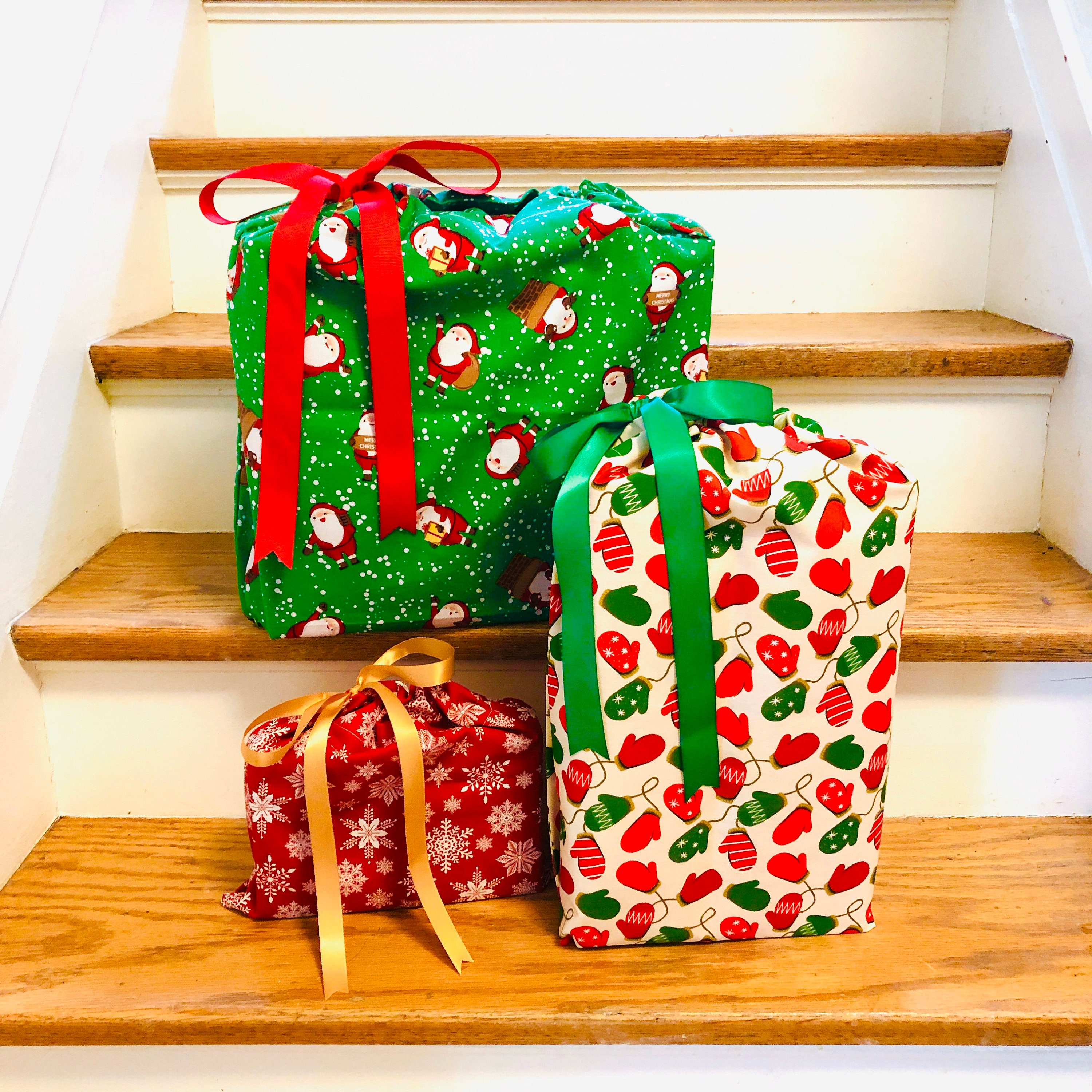 christmas gift bags etsy
