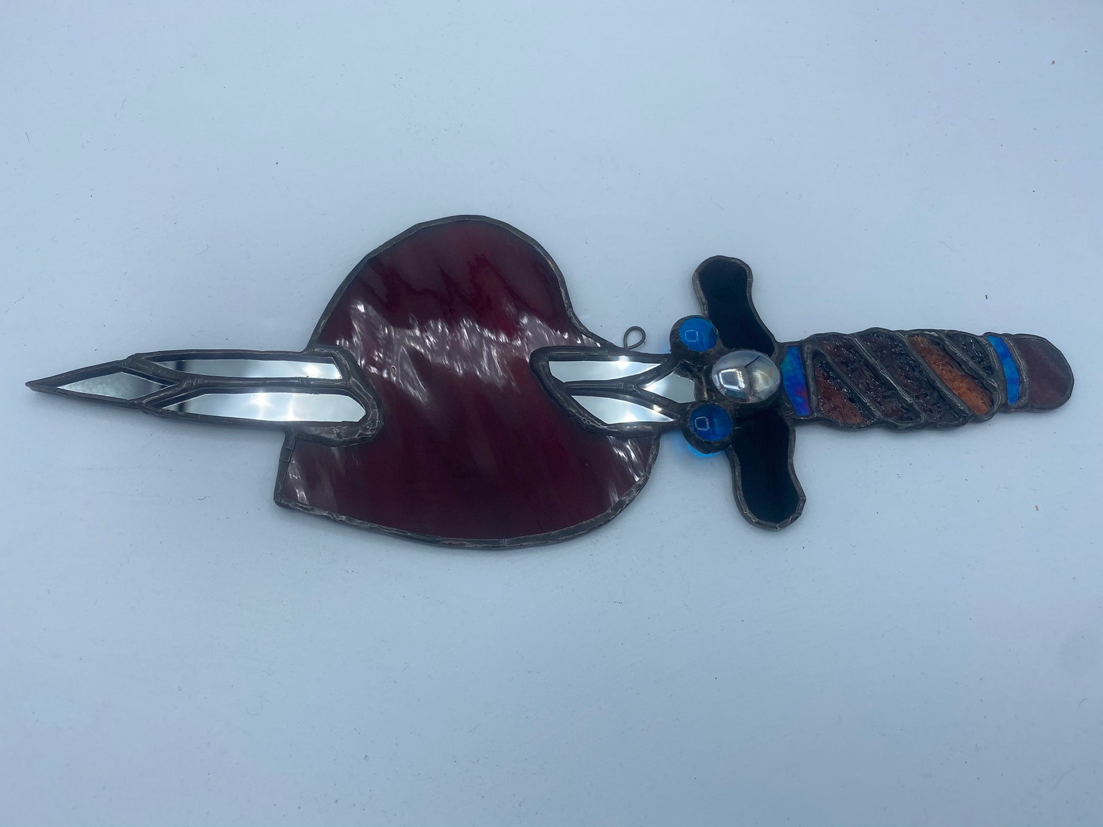 Stained Glass Dagger through Heart Etsy