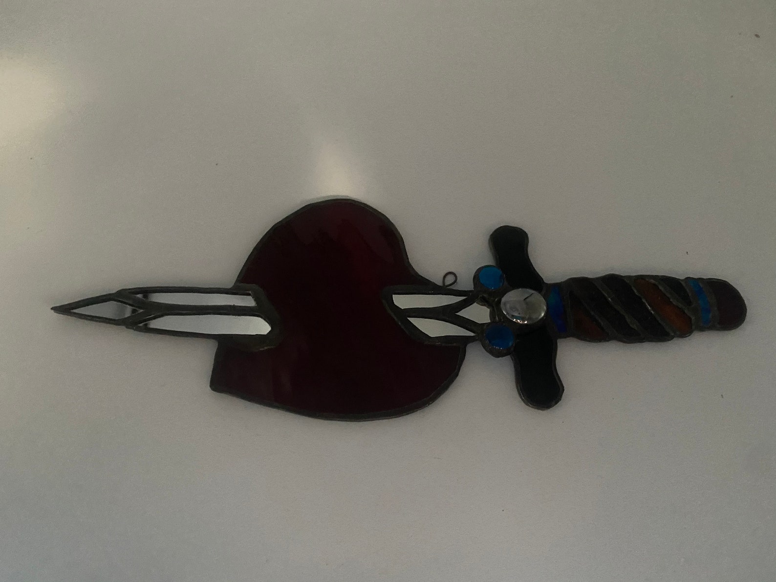 Stained Glass Dagger through Heart Etsy