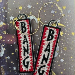 Brincos Cowgirl Carter Bordados Ouro/Prata Argola