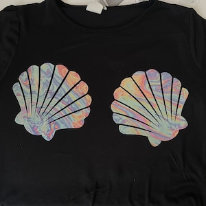 Seashell Crop Top/Petite Sirène/Sous la mer