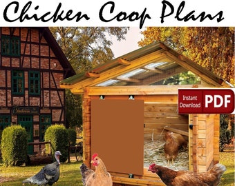 Chicken Coop Kit Etsy