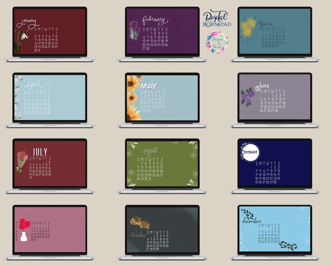 Desktop Wallpaper Laptop Wallpaper Background Handmade Etsy UK