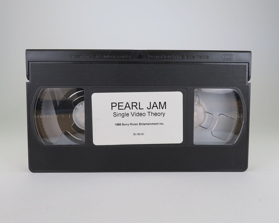 PEARL JAM VHS Tape Single Video Theory 1990 Etsy