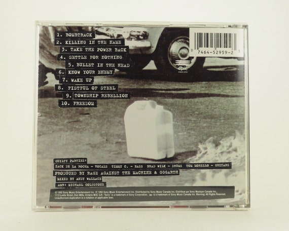 Rage Against the Machine CD, 