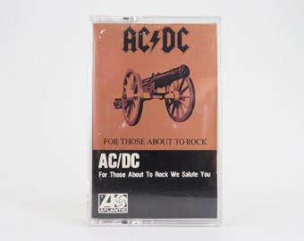 ACDC Cassette Tape "For Those About to Rock" (1981)