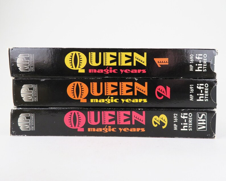 QUEEN VHS Tapes Magic Years Volumes 1 2 & 3 Etsy