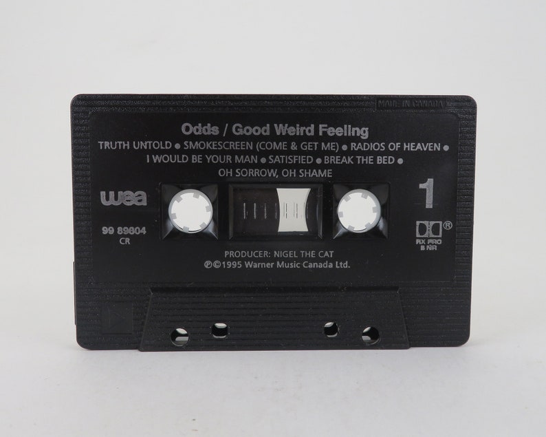 ODDS Cassette Tape Good Weird Feeling 1995 image 3