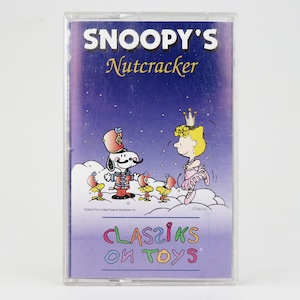 SNOOPY Cassette Tape &quot;Snoopy&#39;s Nutcracker: Classiks on Toys&quot; (1994)