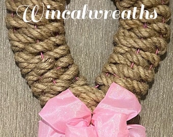 Breast Cancer Awareness Wreath