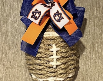 Woven Football Wreath