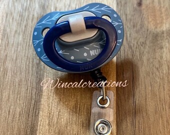 Unique Binky Badge Clips/Reels by WinCalCreations