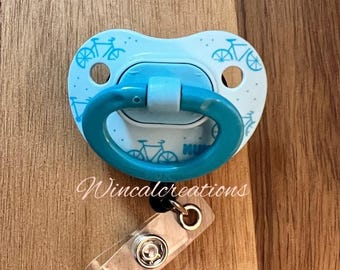 Unique Binky Badge Clips/Reels by WinCalCreations