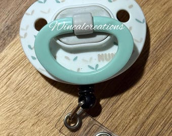 Unique Binky Badge Clips/Reels by WinCalCreations