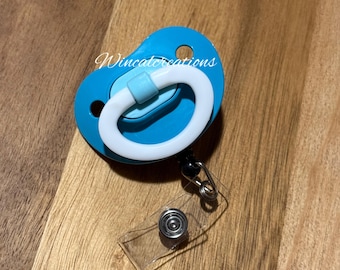 Unique Binky Badge Clips/Reels by WinCalCreations