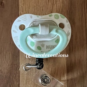 Unique Binky Badge Clips/Reels by WinCalCreations