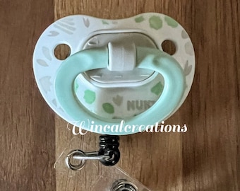 Unique Binky Badge Clips/Reels by WinCalCreations