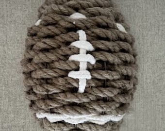 Woven Football Wreath