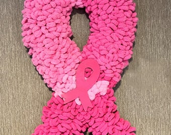 Breast Cancer Awareness Wreath