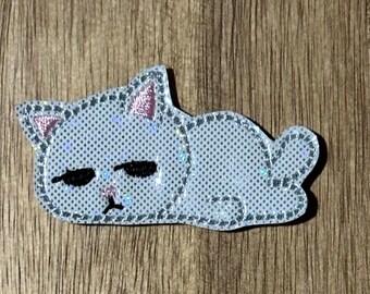 Tired Cat Felties, Kitty Felties, Cat Felties